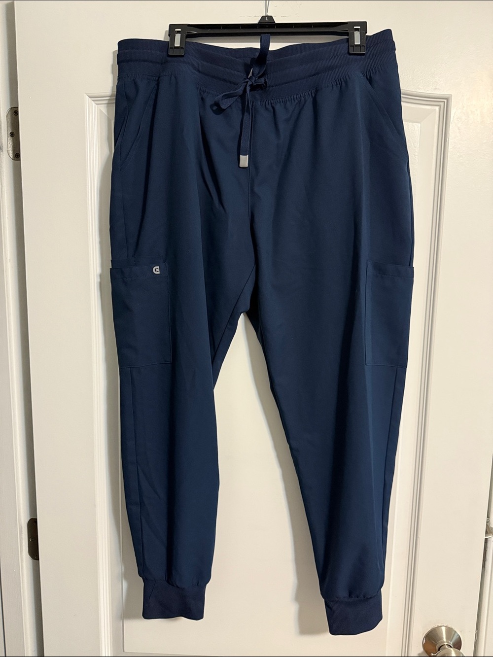 Womans Navy Stretch Jogger Pants